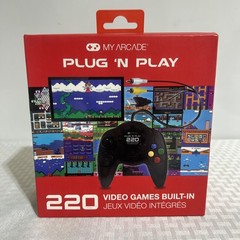 My Arcade Plug &lsquo;N Play 220 Video Games Built in Connect to TV Video NEW SEALED