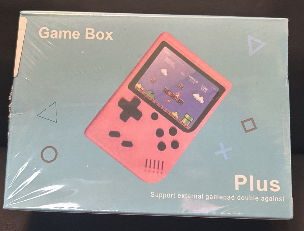 Game Box Plus Handheld System 3.0&Prime; Backlit LCD TV Out Rechargeable, Cables