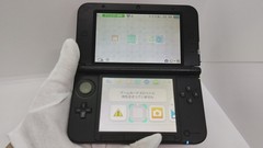 NINTENDO 3DS LL XL Black Red Console Stylus NTSC-J Japanese ver. Tested
