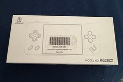 ANBERNIC RG28XX Handheld Game Console, Black/White, USB-C, 3.5mm Jack