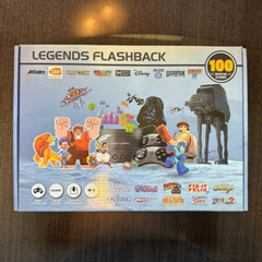 AtGames Legends Flashback HDMI Console with 100 Built-in Games 2 Controllers New