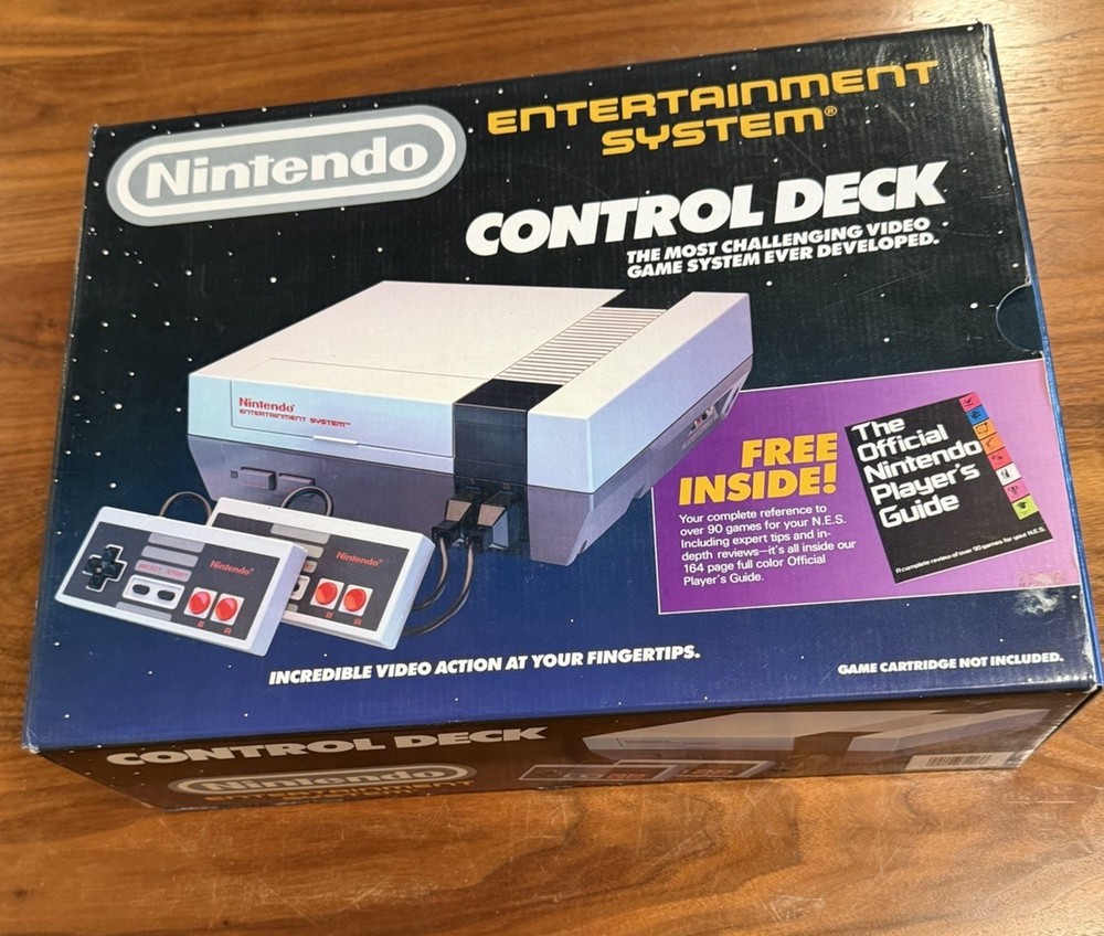 Nintendo Entertainment System NES Control Deck Console – Box And Styrofoam Only