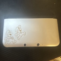 Nintendo 3DS XL Year of Luigi 30th Anniversary Silver Handheld 3D Audio