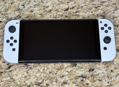 Nintendo Switch OLED Model 64GB White Joy-Con + Dock + Carry Case HDMI AC