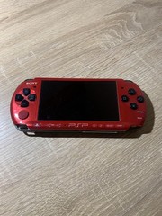 0870 Sony PlayStation PSP 3000 Red Black Normal TESTED