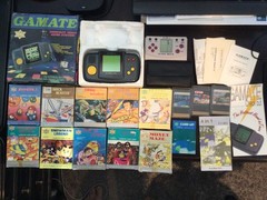 Alston Bit Corp Gamate System Rare USA Release CIB 13 Games & 4in1 Super Brick