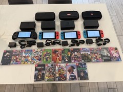 Nintendo Switch Console Lot (4 in total) + 17 Games