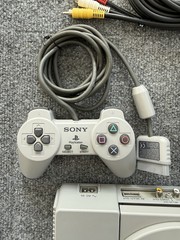 Sony PlayStation PS1 SCPH-1001 Console Bundle OEM Controller Memory Card Tested