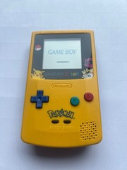 Gameboy Color Pokemon Special Pikachu Edition Nintendo Game Console Clean System
