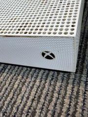Microsoft Xbox One S 1681 White System Console Only For Parts or Repair