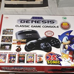 AtGames Sega Genesis Classic Game Console w/ 2 Wireless Controllers