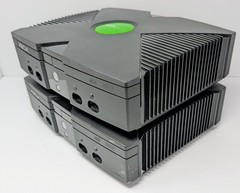 2 Original Microsoft Xbox Consoles – Powers On – For Parts Or Repair