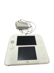 Nintendo 2DS Launch Edition White & Red Handheld System (Tested & Working)