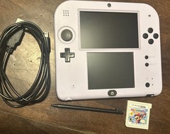 Nintendo 2DS Lavender Purple & Black NTSC U/C USA Games Mariokart & Mario Party