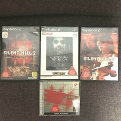 Silent Hill 1 , 2 , 3 , 4 ,CD 4Game Set PlayStation Japan import PS1 PS2 Horror