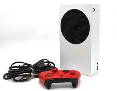 Microsoft Xbox Series S 512GB White Console Bundle w/ Red Wireless Controller
