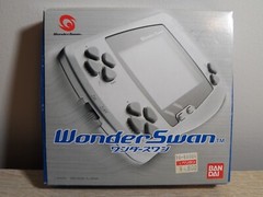 WonderSwan Handheld Console Skeleton Blue SW-001 in Box w Manual Japan Import
