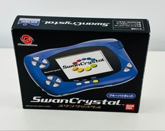 Bandai WonderSwan Crystal Blue Violet Handheld System Console Works EX++
