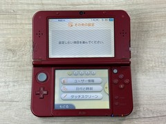 RANK B+ Nintendo New 3DS LL XL Metallic Red Console Tested Japan ver D9870