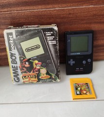 Gameboy Pocket w/ Donkey Kong Land 2 Included Mexico Exclusive Box Vintage