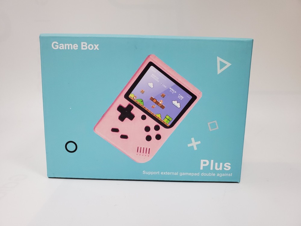 Game Box Plus- Hand Held Game System Red With Controller/ New