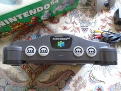 N64 Console NUS-001 w/ BOX, controller, cables, nintendo 64 TESTED