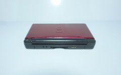 Nintendo DS Lite Crimson Red / Black Handheld Gaming System w/ Charger & Stylus