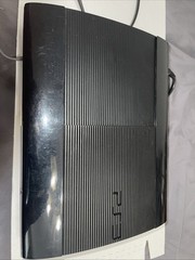 Sony PlayStation 3 Super Slim PS3 500GB Black Console System Power CECH-4001C
