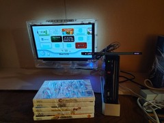 Nintendo RVL-101 Wii Console, 5 Games, 2 Controllers, 2 Nunchuck Tv Not Included