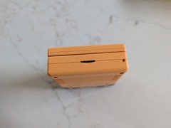 Yellow Miyoo Mini Flip Handheld, Original Case Included
