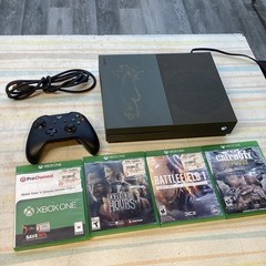 Microsoft Xbox One S Army Green 512GB 1 Contoller, 4 Games,