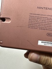 Nintendo DSI XL Metallic Rose Pink Handheld Console UTL-001 & Charger