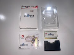 BANDAI WonderSwan Violet Blue SwanCrystal Complete in Box + Final Fantasy CIB #2