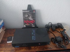 Sony PS2 Console Bundle SCPH-39001 Fat Tested + Kengo Game & 128MB Memory Card