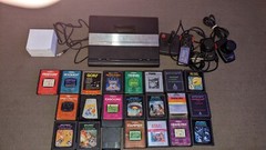 Atari 7800 System 21 games Hook Up&rsquo;s, Joysticks And Paddle Controls All Works