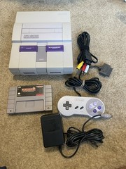 Super Nintendo SNES Console Bundle With Pacman 2