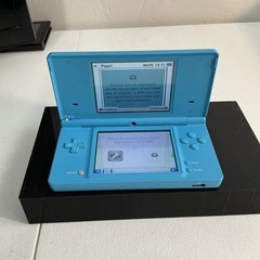 Nintendo DSi Light Blue Handheld Console Game System Tested Working