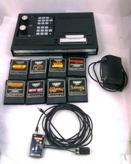 ColecoVision Console With Eight Games Donkey Kong – AS IS Untested