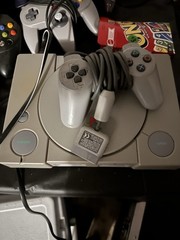 Sony PlayStation 1 Console Gray with Controller and Memory Card Support
