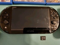 Lot! Sony PS Vita 2K, 2000 Black 8GB, US (PlayStation Vita, PSV) + 8 GREAT Games
