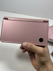 Nintendo DSI XL Metallic Rose Pink Handheld Console UTL-001 & Charger