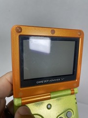 Nintendo Game Boy Advance SP Lime Green & Orange Shrek Edition AGS-001 READ DESC