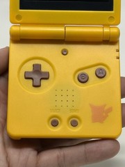 Gameboy Advance GBA SP Pokemon Pikachu Nintendo System AGS-101 Double Brightness