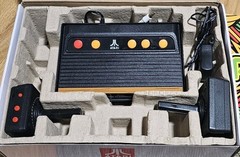 Atari Flashback 4 Console 2 Wireless Controllers Tested Working Póster Included