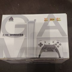 Game Stick Pro 4K UHD HDMI Wireless Microconsole w/ 2.4G Controller White/Black