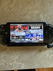 Sony PlayStation PSP-2001 Black PSP Portable Console System With Power Chords