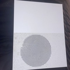 used xbox one s, storage expansion and black ops 3 disc included, hdmi port worn