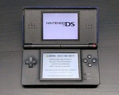 Nintendo DS Lite Blue/Black FOR PARTS
