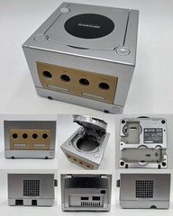 Nintendo GameCube DOL-001 Console NO DISC DRIVE – Parts/Repair – Tested USA