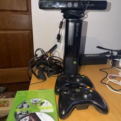 Xbox 360 E 1538 Console 500GB HD, 2 Controller&rsquo;s, Cables, Kinect, Games More